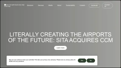 Screenshot preview of sita.aero