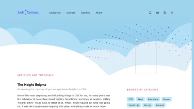 Screenshot preview of joshwcomeau.com