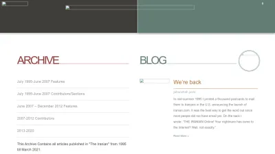 Screenshot preview of iranian.com