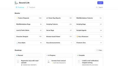 Screenshot preview of jira.secondlife.com