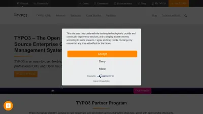 Screenshot preview of typo3.com