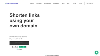 Screenshot preview of short.io