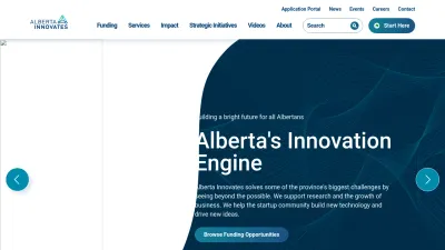 Screenshot preview of albertainnovates.ca