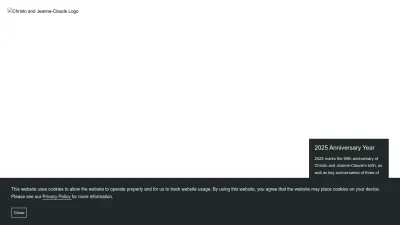 Screenshot preview of christojeanneclaude.net