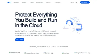 Screenshot preview of wiz.io
