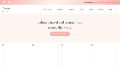 Screenshot preview of nomadparadise.com
