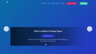 Screenshot preview of parknav.com