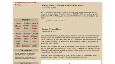 Screenshot preview of scummbar.com