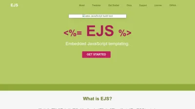Screenshot preview of ejs.co
