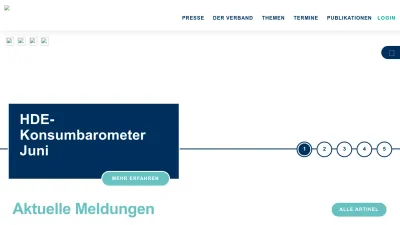 Screenshot preview of einzelhandel.de
