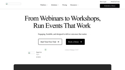 Screenshot preview of airmeet.com