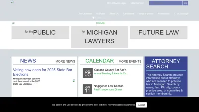 Screenshot preview of michbar.org