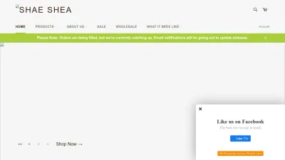 Screenshot preview of shaeshea.com