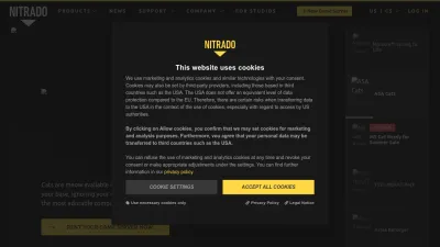 Screenshot preview of server.nitrado.net