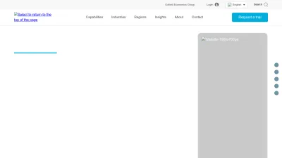 Screenshot preview of oxfordeconomics.com