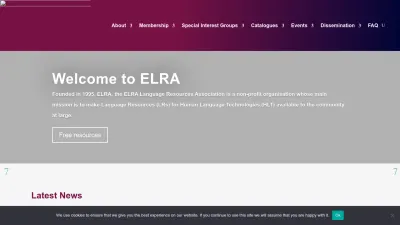 Screenshot preview of elra.info