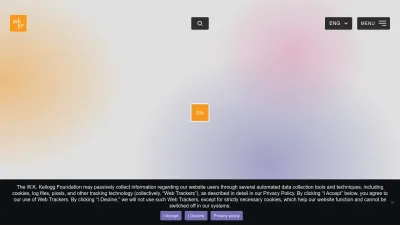Screenshot preview of wkkf.org