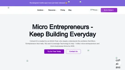 Screenshot of Cohost.ai