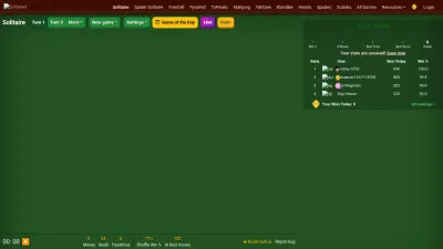 Screenshot preview of solitaired.com