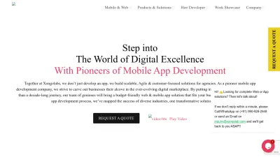 Screenshot preview of xongolab.com