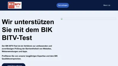 Screenshot preview of bitvtest.de