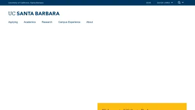 Screenshot preview of ucsb.edu