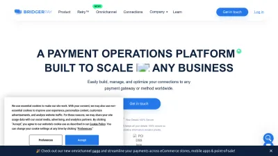 Screenshot preview of bridgerpay.com