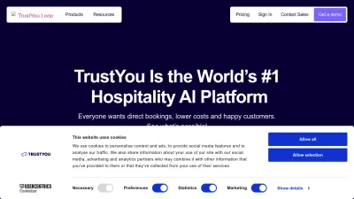Screenshot preview of trustyou.com