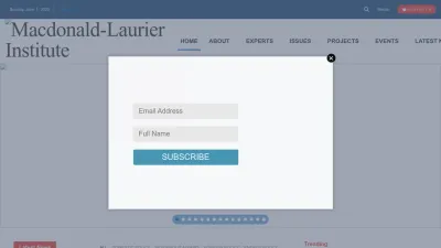 Screenshot preview of macdonaldlaurier.ca