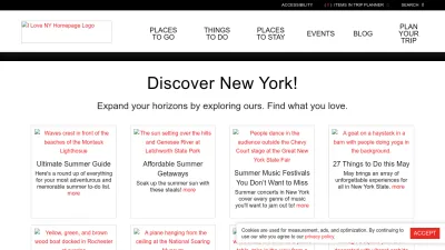 Screenshot preview of iloveny.com