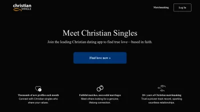 Screenshot preview of christianmingle.com