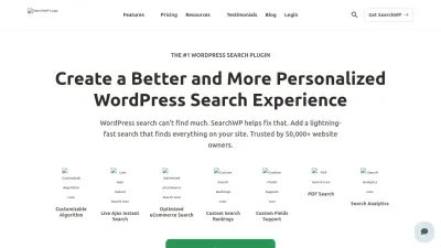 Screenshot preview of searchwp.com