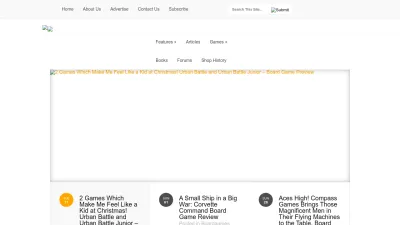 Screenshot preview of armchairgeneral.com