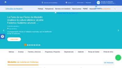 Screenshot preview of medellin.gov.co