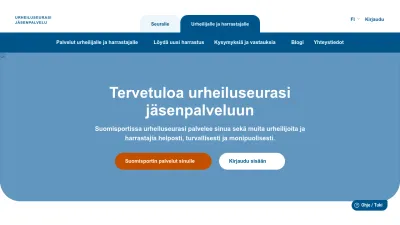 Screenshot preview of suomisport.fi