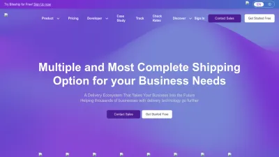 Screenshot preview of biteship.com