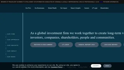 Screenshot preview of carlyle.com