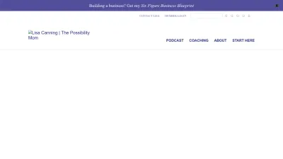 Screenshot preview of lisacanning.ca