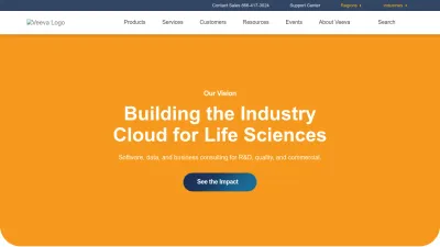 Screenshot preview of veeva.com