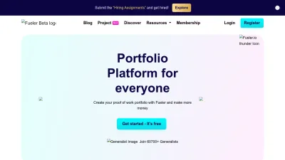 Screenshot preview of fueler.io