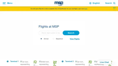 Screenshot preview of mspairport.com