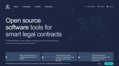 Screenshot preview of accordproject.org