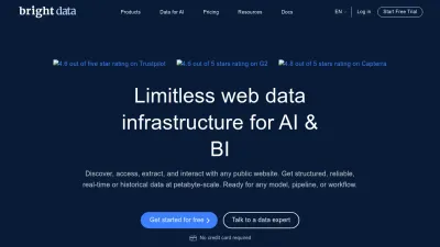 Screenshot preview of brightdata.com