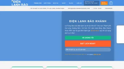 Screenshot preview of dienlanhbaokhanh.com