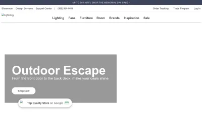 Screenshot preview of lightology.com