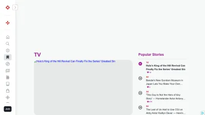 Screenshot preview of tv.ign.com