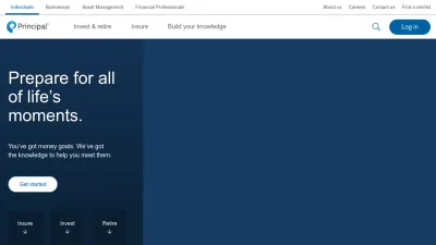 Screenshot preview of principal.com