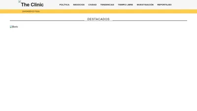 Screenshot preview of theclinic.cl