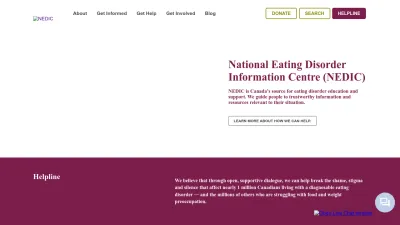 Screenshot preview of nedic.ca