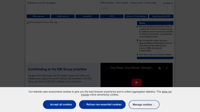 Screenshot preview of eif.org